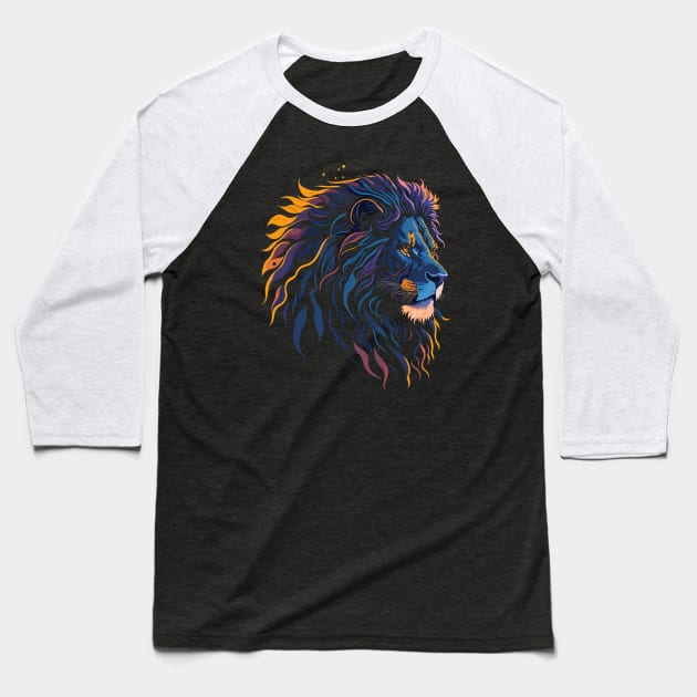 Zodiac Leo Baseball T-Shirt by CatCoconut-Art